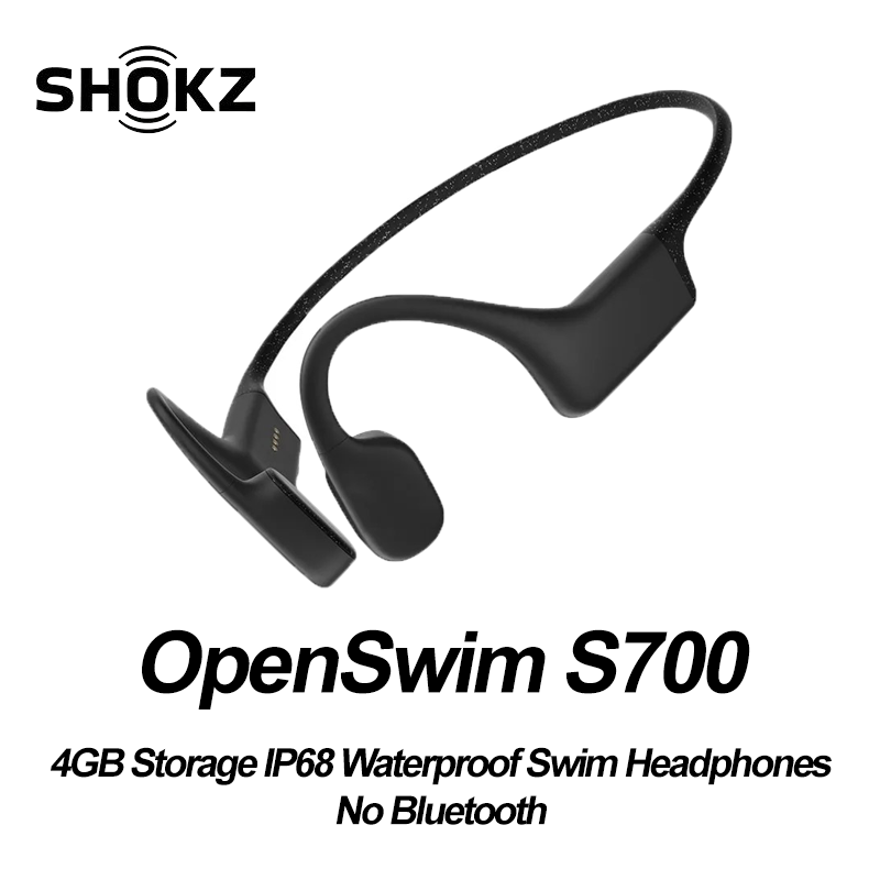 Swimming Bone Conduction Earphones Ip68 Mp3 - SHOKZ OpenSwim S700 骨伝導ヘッドホン IP68防水 4GBストレージ