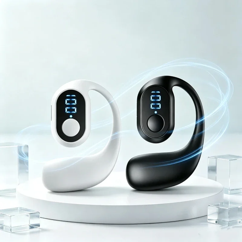 Silicone Ear Hooks Sports Headphones - TWS KY2 PRO ワイヤレスイヤホン 空気伝導 OWS