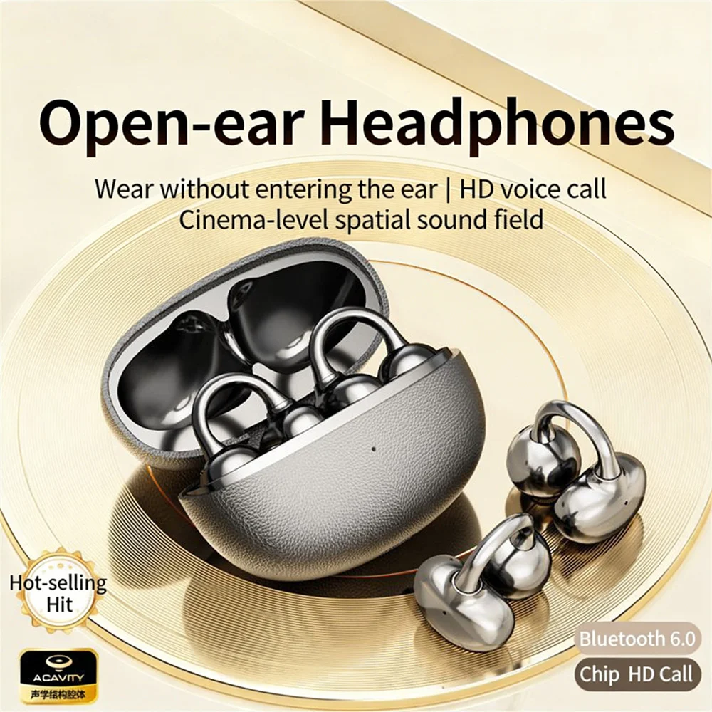 Noise Reduction Earplugs For Bone Conduction - 2026年新型オープン型Bluetoothイヤホン、骨伝導、高音質、長時間バッテリー、ノイズリダクション、完全ワイヤレスイヤープラグ