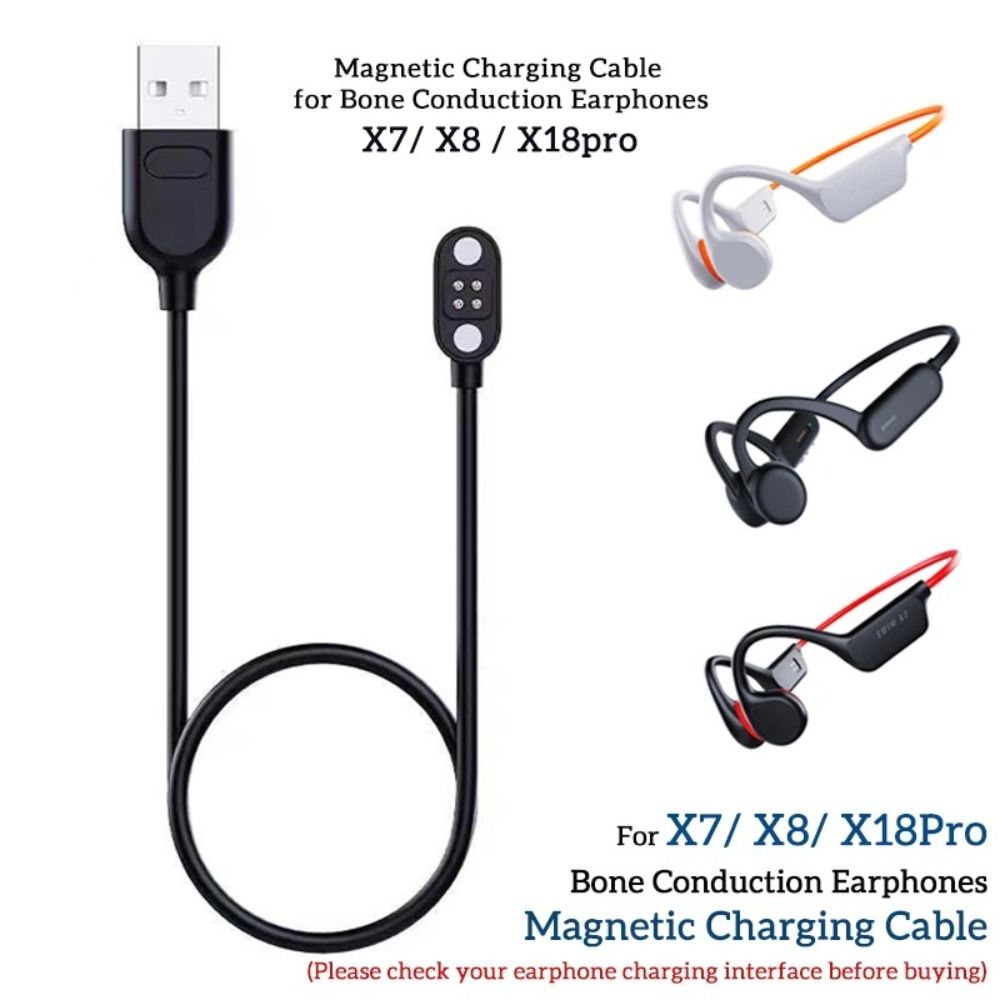 Magnetic Charging Cable Bone Conduction - 磁気骨伝導イヤホン充電器 5V 1A USB ヘッドフォン充電器ワイヤレス防水充電ケーブル YUANS