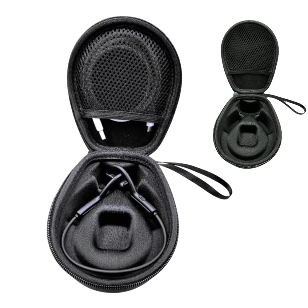 Hard Travel Case Bone Conduction Earphones - イヤホン収納袋 EVA トラベルケース 骨伝導ヘッドフォン用 イヤホンプロテクター 収納袋