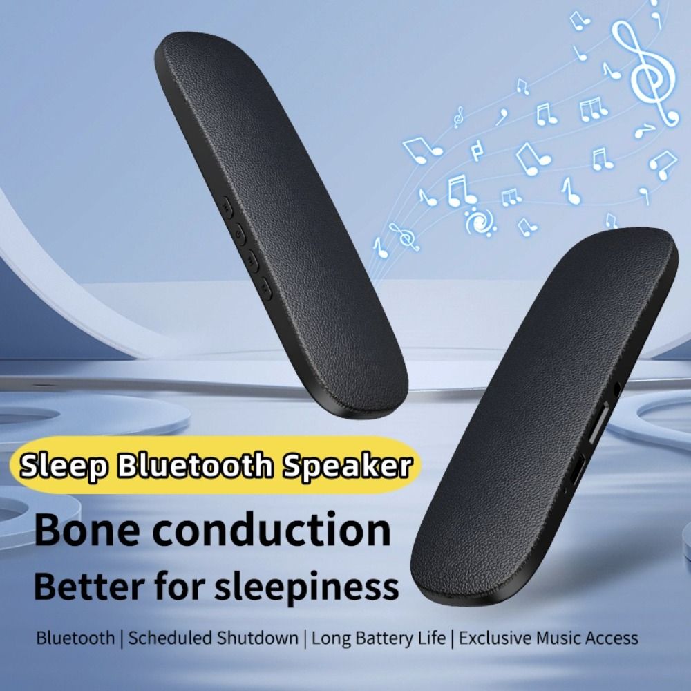 Bone Conduction Pillow Speaker Sleep Aid - 高品質骨伝導睡眠用Bluetoothスピーカー、充電式ホワイトノイズ枕下スピーカー、ポータブル超音波睡眠補助器