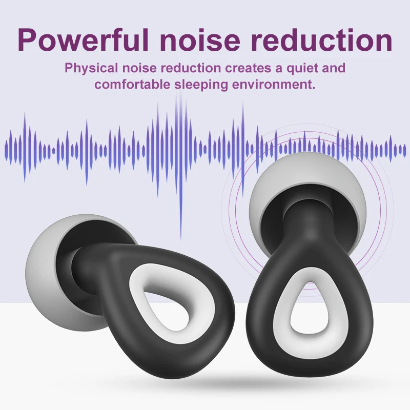 Waterproof Swimming Earplugs Silicone - 防水シリコンイヤープラグ,睡眠,水泳,ノイズリダクション,睡眠,旅行,家庭用