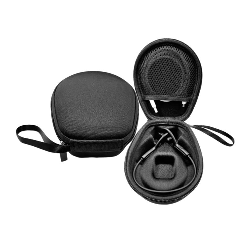 Hard Travel Case Bone Conduction Earphones - B86B 骨伝導イヤホン用収納バッグ、旅行用ハードEVAケース、保護ケース、サイズ：6.3x4.92x2.56インチ、ヘッドホン用。