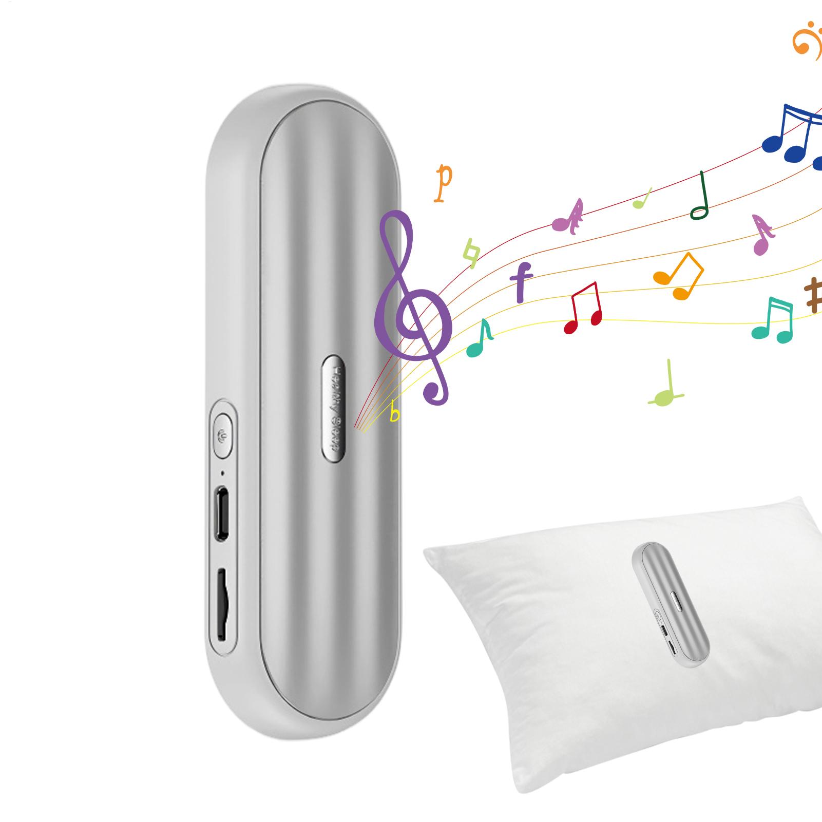 Bone Conduction Pillow Speaker Sleep Aid - 枕スピーカー 骨伝導 ホワイトノイズ 睡眠補助 プライベートサウンド 枕下スピーカー