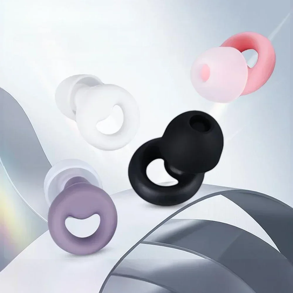 Waterproof Swimming Earplugs Silicone - アンチノイズシリコーン耳栓睡眠ノイズリダクション耳栓キャンセル防音耳栓防水水泳ソフト耳プロテクター