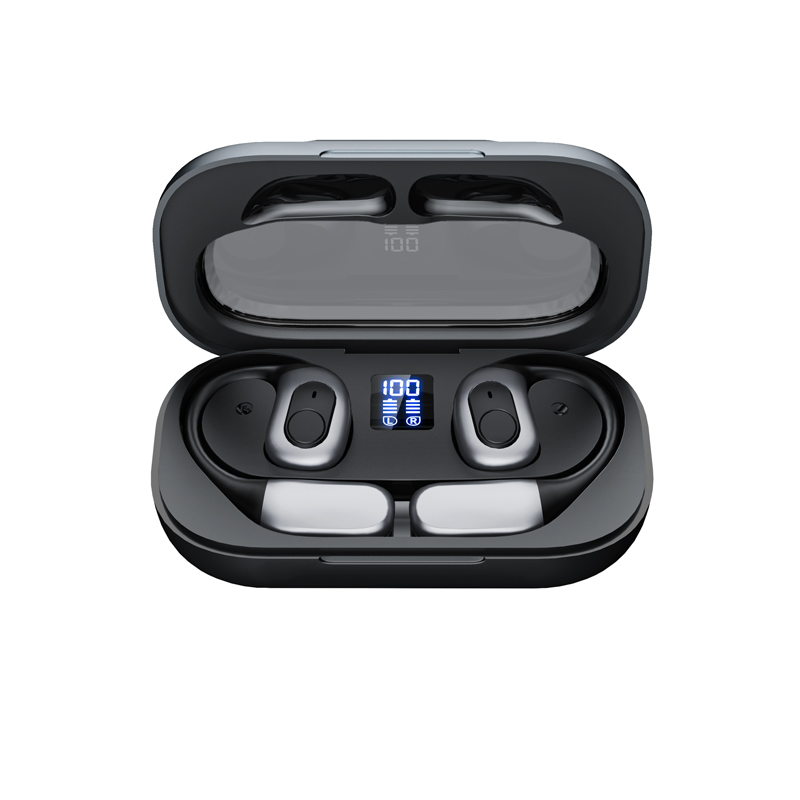 Air Conduction Open Ear Running Earbuds - オープンイヤーヘッドホン OWS Bluetooth 5.4 ワイヤレスイヤホン 空気伝導ヘッドホン