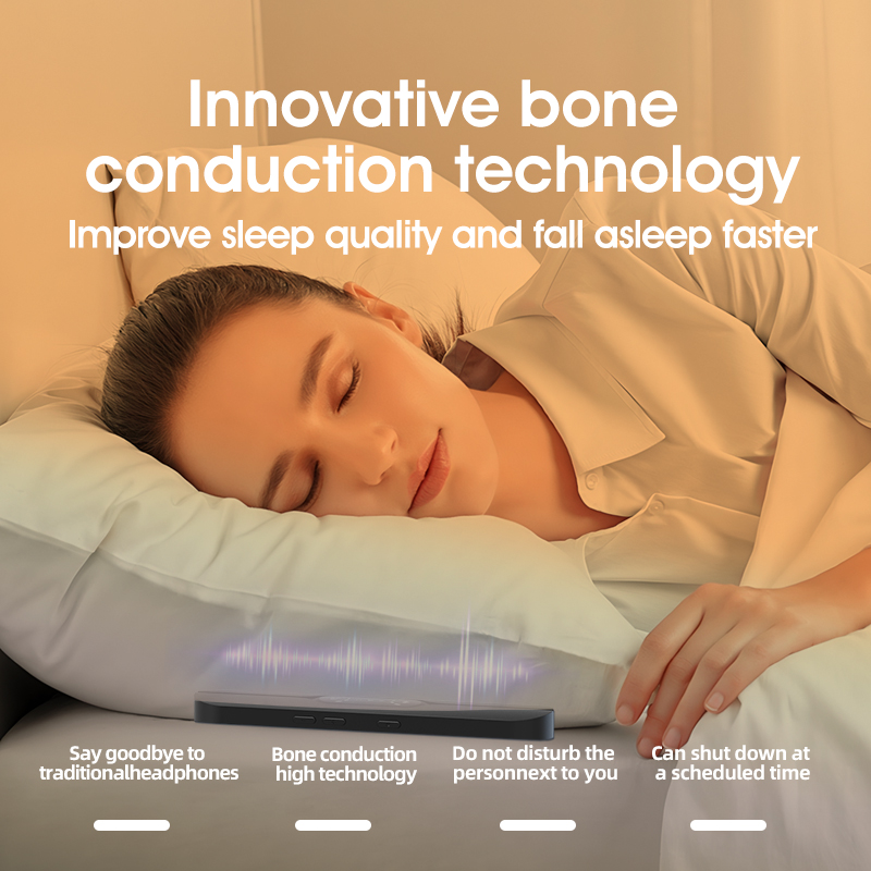 睡眠ボックス骨伝導枕スピーカー、Bluetooth 5.4、 - Bone Conduction Pillow Speaker Sleep Aid のレビューと価格