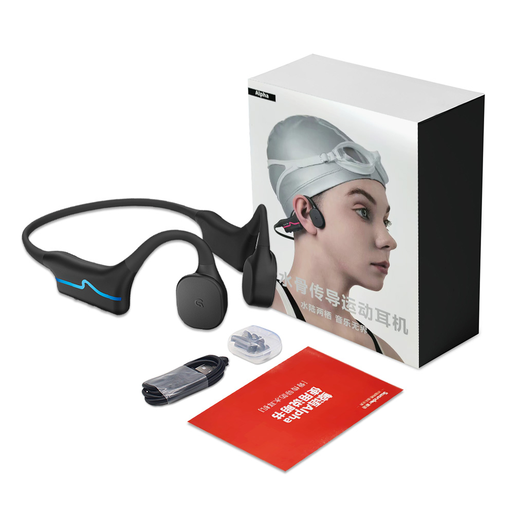IP68防水骨伝導 |   32GB MP3プレーヤー |  - Swimming Bone Conduction Earphones Ip68 Mp3 のレビューと価格