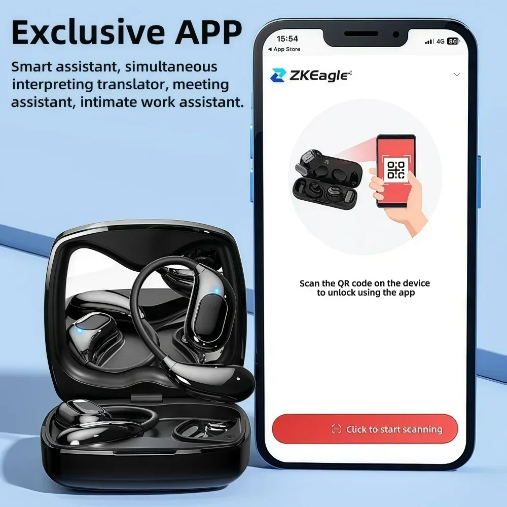 ワイヤレスオープンイヤーイヤホン 空気伝導ヘッドホン 軽量で - Air Conduction Open Ear Running Earbuds のレビューと価格