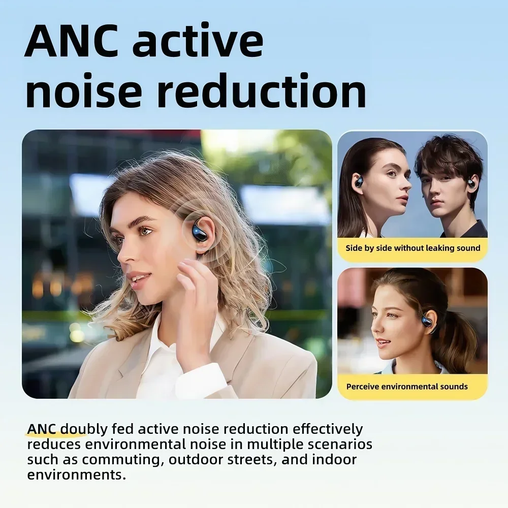 ワイヤレスオープンイヤーイヤホン 空気伝導ヘッドホン 軽量で - Air Conduction Open Ear Running Earbuds のレビューと価格