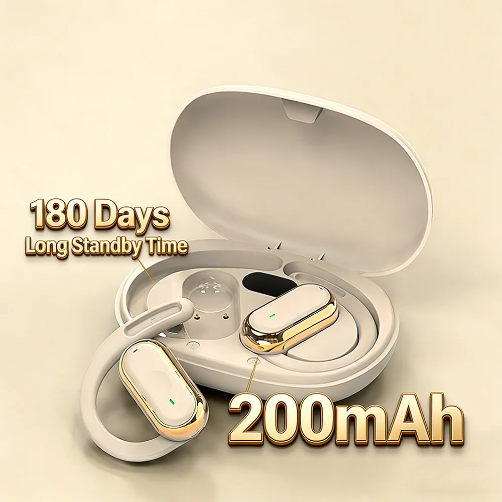 KEBIDUMEI オープンイヤー Bluetooth 5. - Silicone Ear Hooks Sports Headphones のレビューと価格