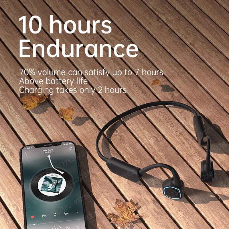 ワイヤレス 5.3 Bluetooth ヘッドセット IPX - Bone Conduction Headphones Bluetooth 5.3 のレビューと価格