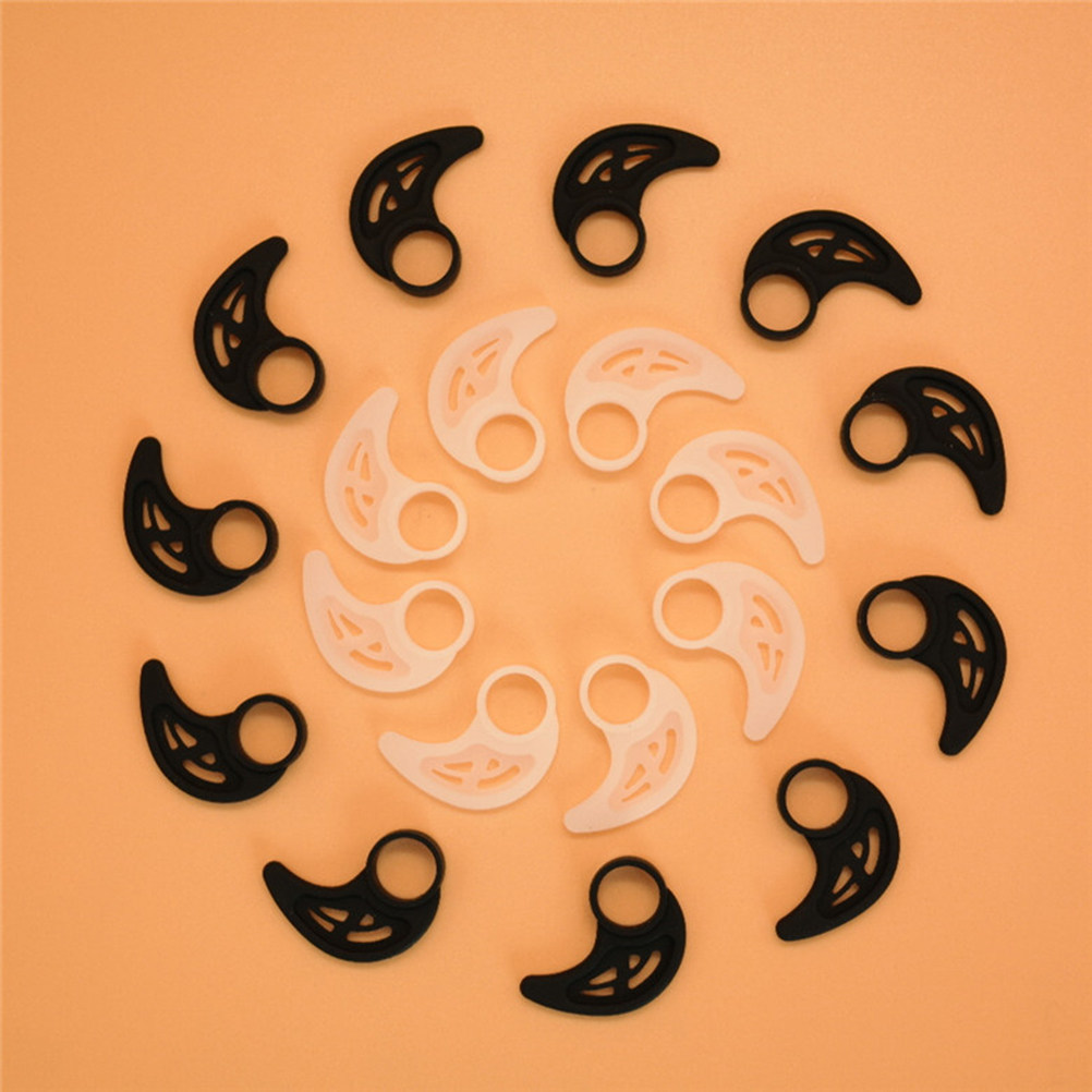 5組のスポーツ用イヤーフック。シリコン製で、イヤホンをしっか - Silicone Ear Hooks Sports Headphones のレビューと価格