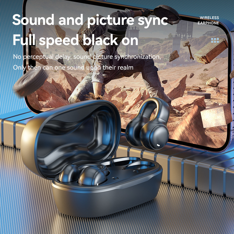 Lenove オリジナル M47 ワイヤレスイヤホン ブルー - Bone Conduction Headphones Bluetooth 5.3 のレビューと価格
