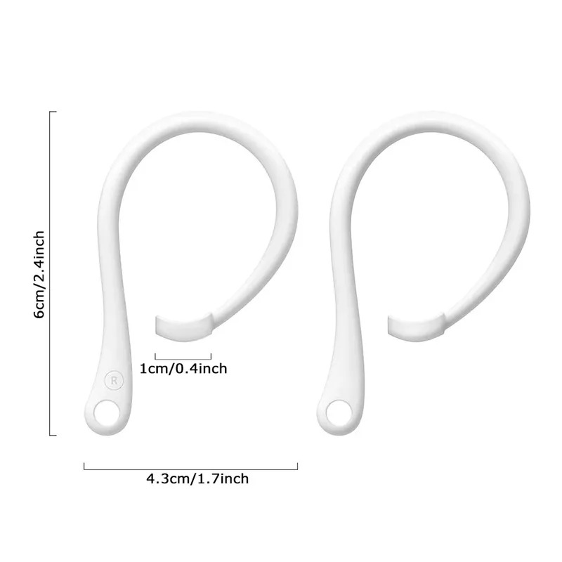 Apple AirPods 1、2、3、Proに対応する、1 - Silicone Ear Hooks Sports Headphones のレビューと価格