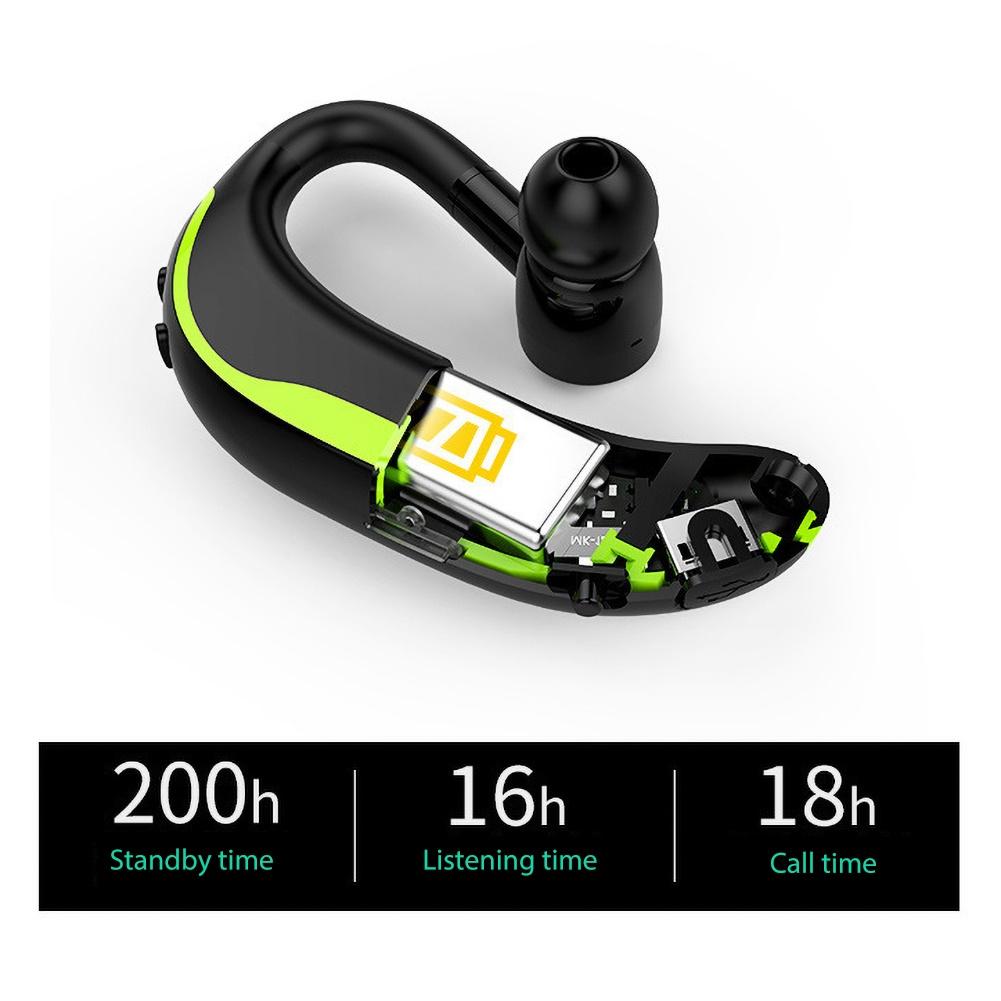 Bluetooth付きのハンズフリーヘッドセット,ゲーミング - Silicone Ear Hooks Sports Headphones のレビューと価格