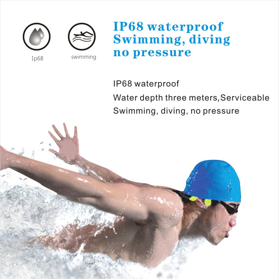 骨伝導スイム 32GB MP3プレーヤー Bluetooth - Swimming Bone Conduction Earphones Ip68 Mp3 のレビューと価格