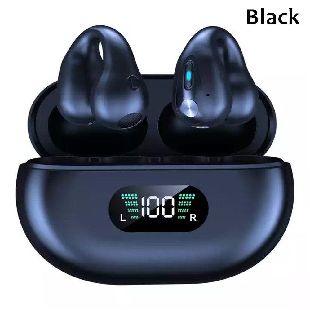 Shoumi ワイヤレスイヤークリップ骨伝導ヘッドフォン F - Silicone Ear Hooks Sports Headphones のレビューと価格