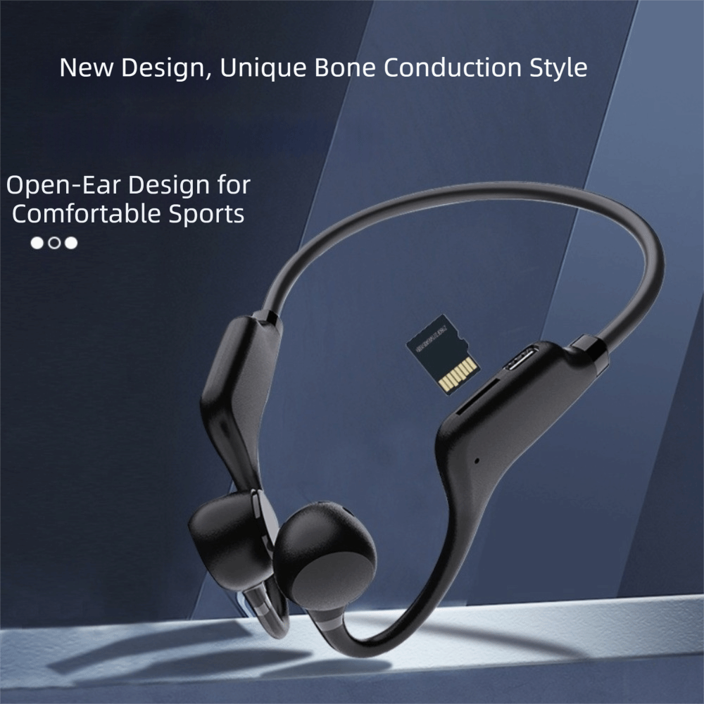 マイク内蔵、骨伝導ヘッドホン、ワイヤレスBluetooth  - Bone Conduction Headphones Bluetooth 5.3 のレビューと価格