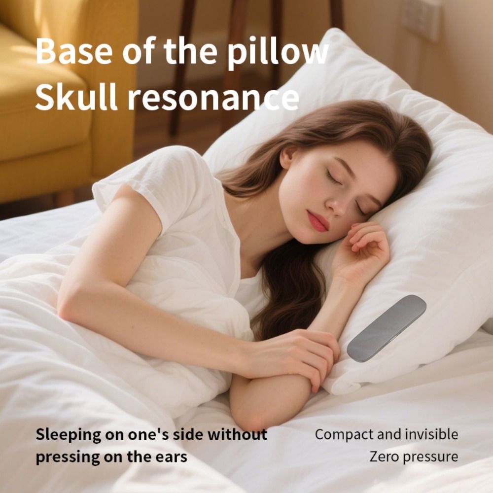 高品質骨伝導睡眠用Bluetoothスピーカー、充電式ホワイ - Bone Conduction Pillow Speaker Sleep Aid のレビューと価格