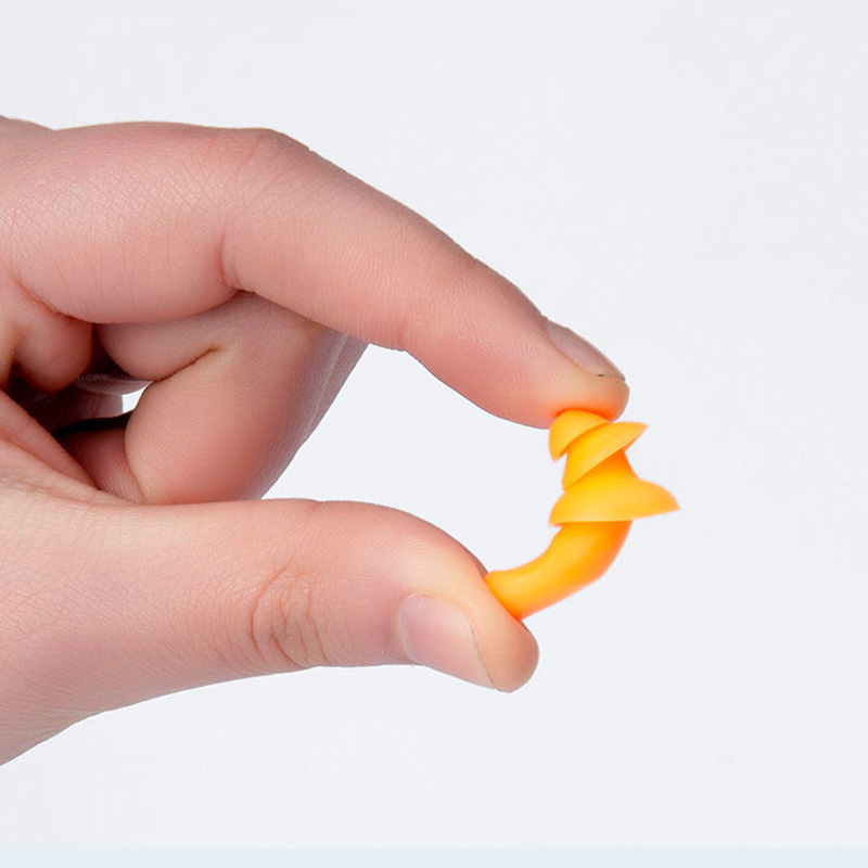 防水シリコン耳栓,コード付き,ノイズリダクション,イヤープロ - Waterproof Swimming Earplugs Silicone のレビューと価格