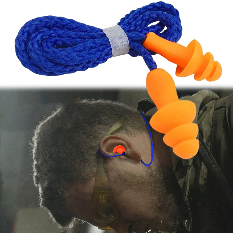 防水シリコン耳栓,コード付き,ノイズリダクション,イヤープロ - Waterproof Swimming Earplugs Silicone のレビューと価格