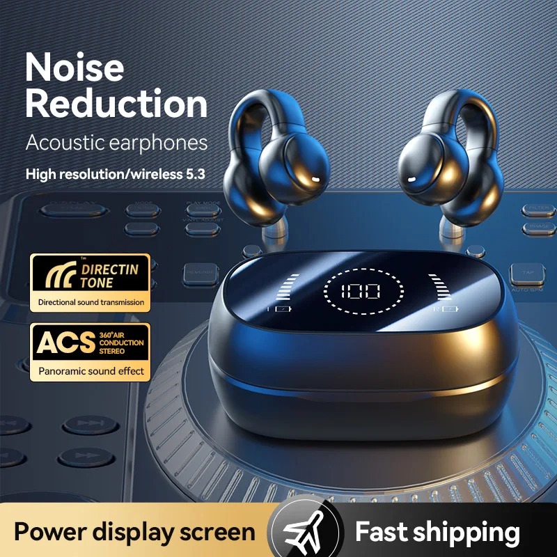 ワイヤレスTWS骨伝導Bluetoothイヤホン ステレオオ - Bone Conduction Headphones Bluetooth 5.3 のレビューと価格