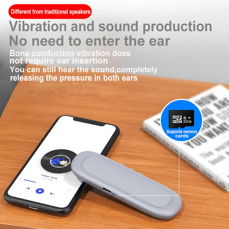ミニ骨伝導Bluetoothスピーカー 睡眠補助 ワイヤレス - Bone Conduction Pillow Speaker Sleep Aid のレビューと価格