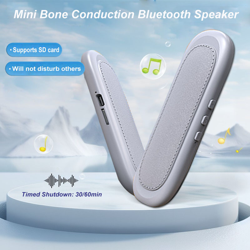 ミニ骨伝導Bluetoothスピーカー 睡眠補助 ワイヤレス - Bone Conduction Pillow Speaker Sleep Aid のレビューと価格