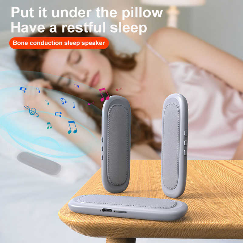 ミニ骨伝導Bluetoothスピーカー 睡眠補助 ワイヤレス - Bone Conduction Pillow Speaker Sleep Aid のレビューと価格