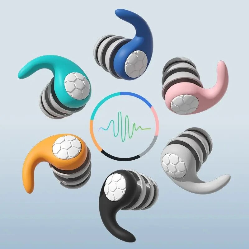 シリコン製ノイズキャンセリング耳栓 ノイズフィルター 睡眠用 - Waterproof Swimming Earplugs Silicone のレビューと価格