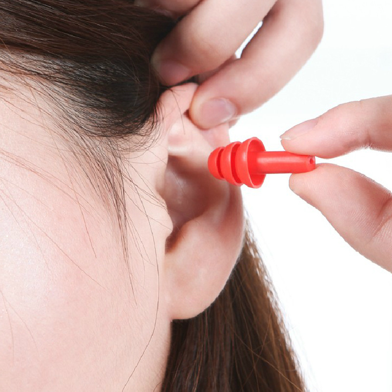 5 個のシリコン耳栓耳保護睡眠旅行アンチノイズ耳栓防水水泳耳 - Waterproof Swimming Earplugs Silicone のレビューと価格