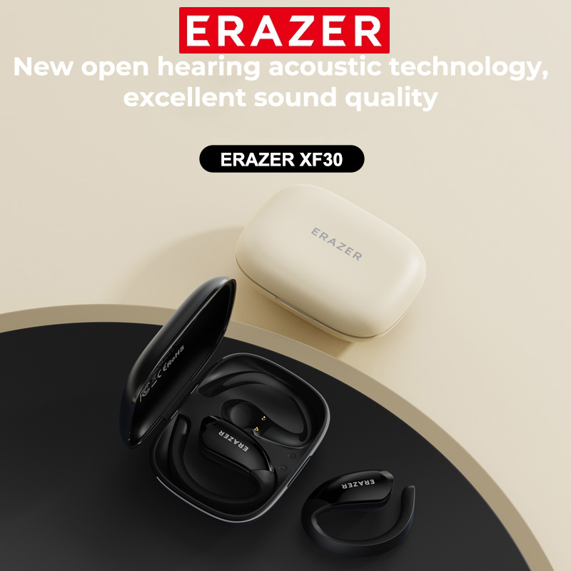 ERAZER XF30 オープンイヤー空気伝導イヤホン ワイ - Air Conduction Open Ear Running Earbuds のレビューと価格