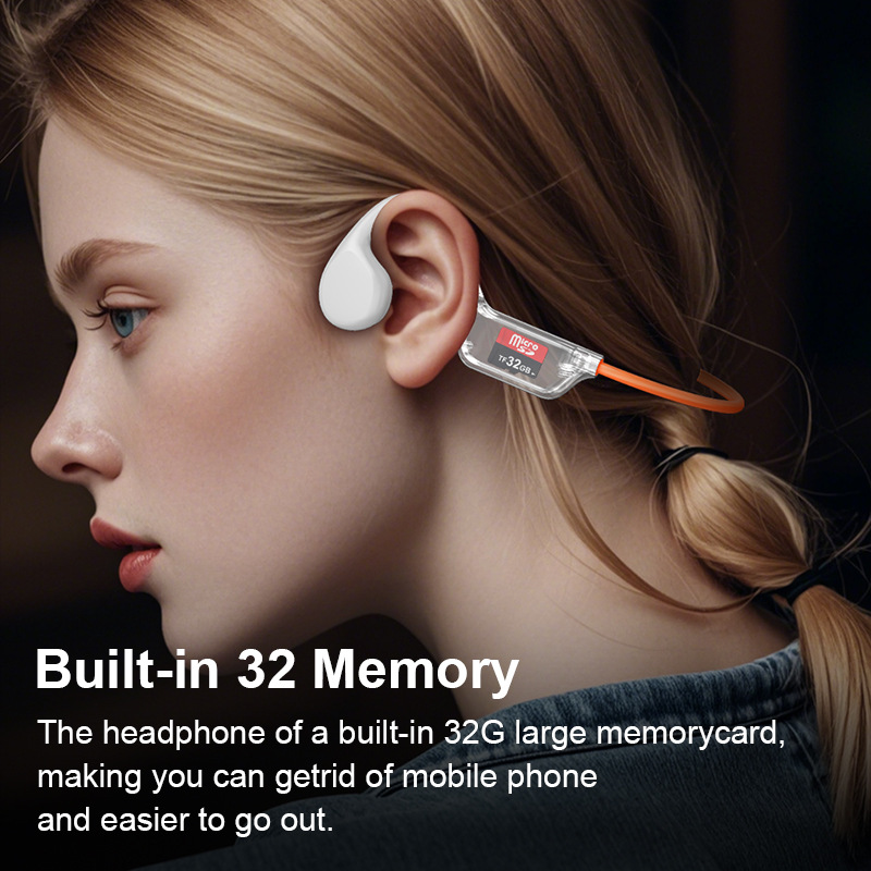 X7S骨伝導Bluetoothヘッドホン、32GBメモリ搭載 - Sports Headband With Bone Conduction のレビューと価格