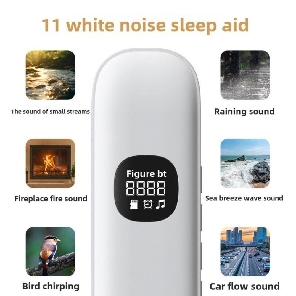 ポータブル骨伝導睡眠スピーカー LEDディスプレイ搭載 充電 - Bone Conduction Pillow Speaker Sleep Aid のレビューと価格