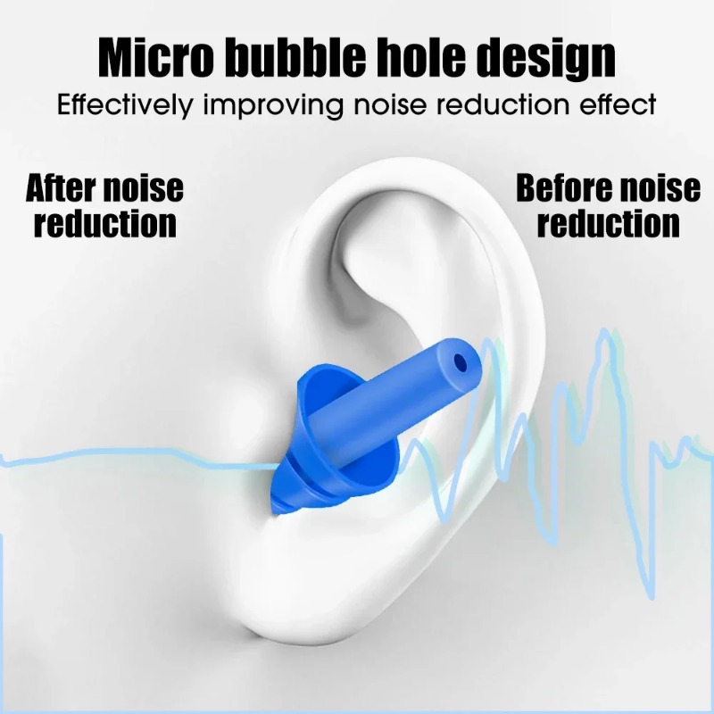 ソフトシリコンボックス付き耳栓,防水,水泳用,ノイズキャンセ - Waterproof Swimming Earplugs Silicone のレビューと価格