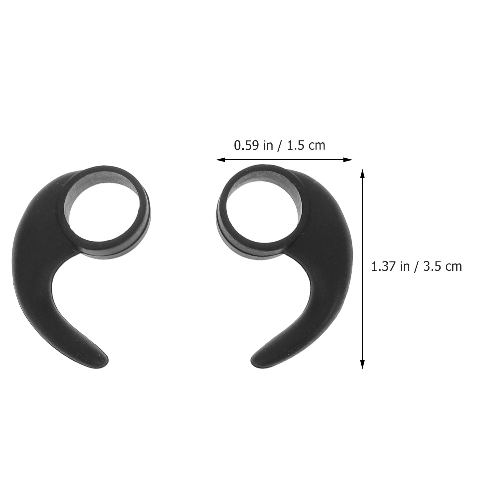 6個入り イヤホンクリップ フック シリコン製 紛失防止 快 - Silicone Ear Hooks Sports Headphones のレビューと価格