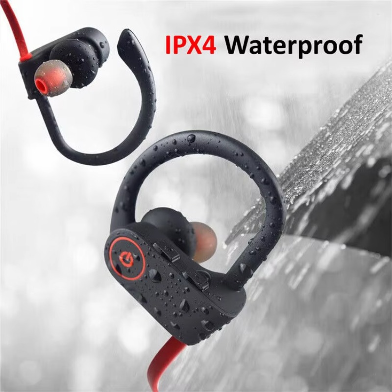 2026年型 スポーツ用ネックバンド型 ワイヤレス ランニン - Silicone Ear Hooks Sports Headphones のレビューと価格