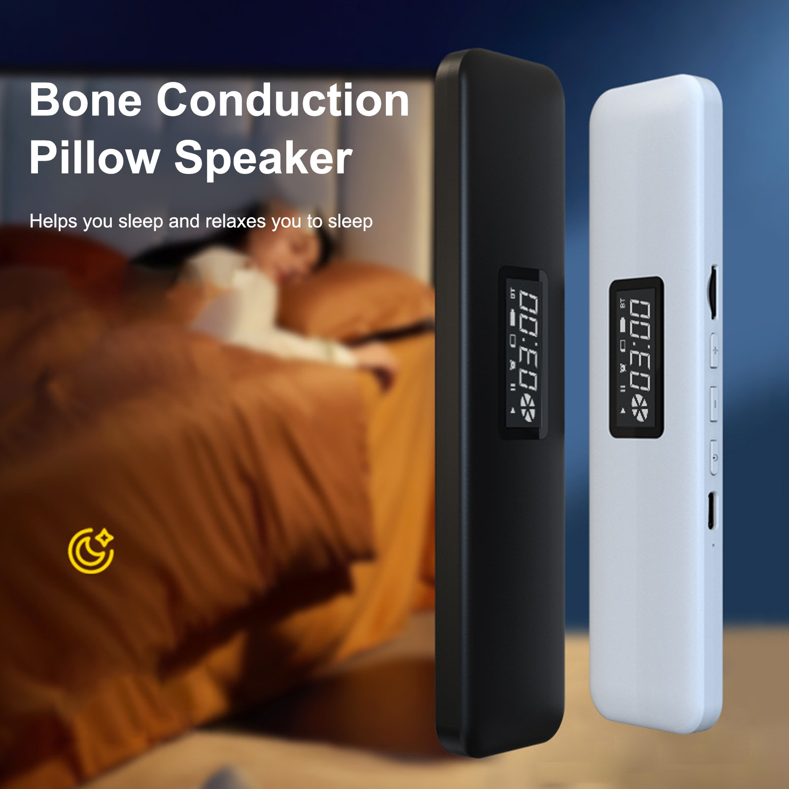 ステレオベースピロースピーカー,安定したサウンド,ワイヤレス - Bone Conduction Pillow Speaker Sleep Aid のレビューと価格